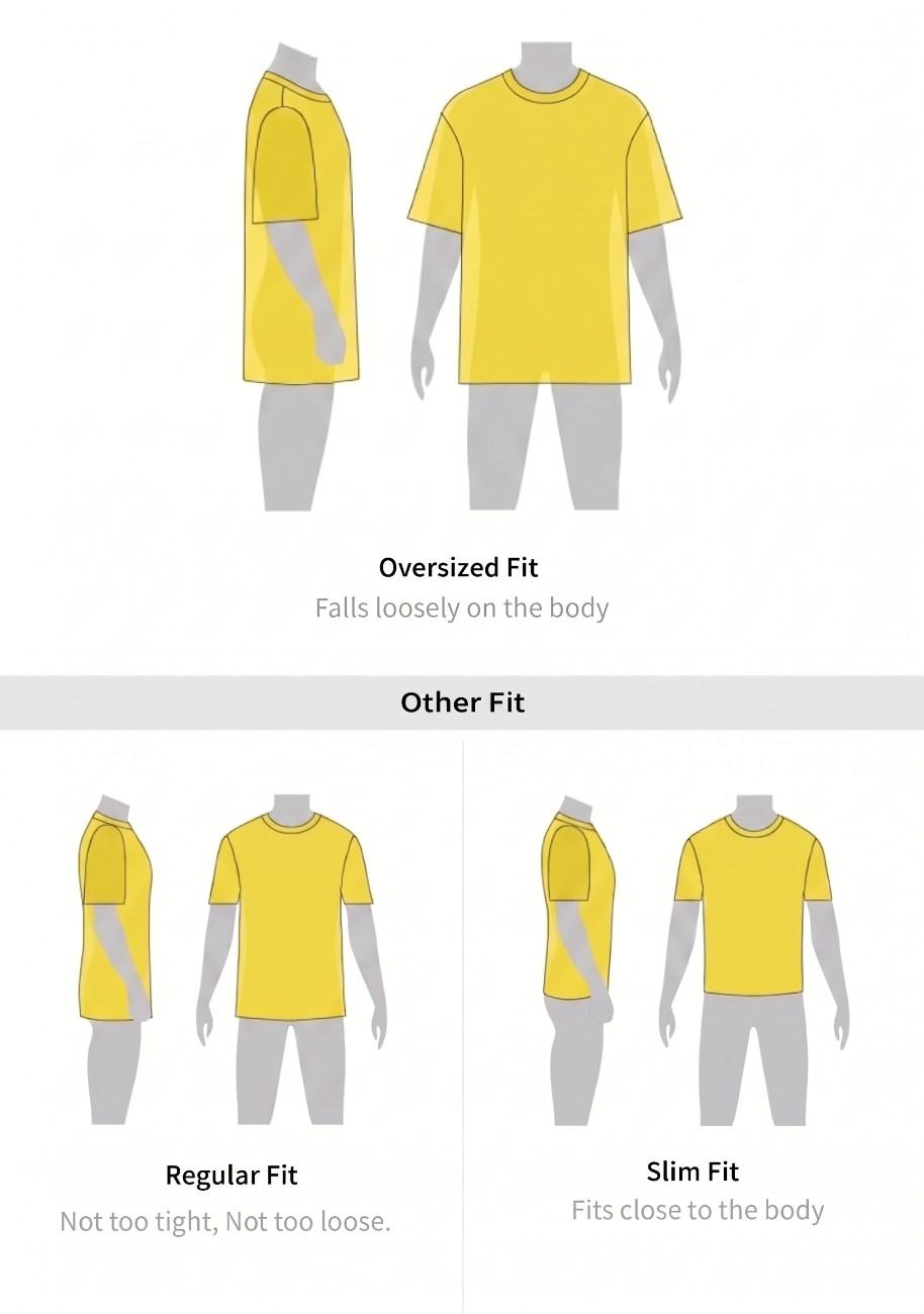 Oversized t-shirt fit