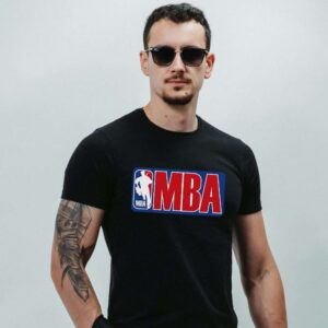 MBA NBA logo parody ooltaseedha.com