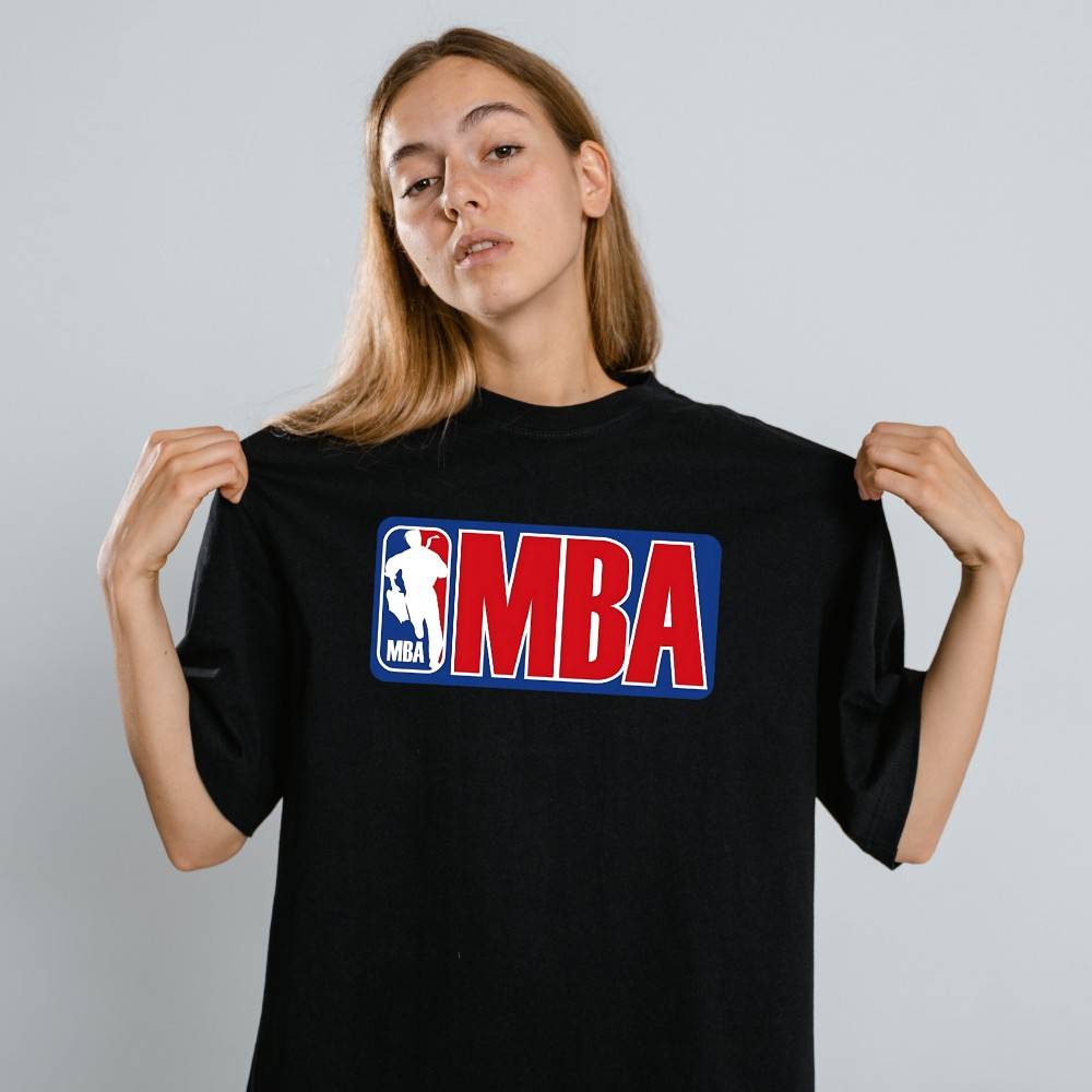 MBA NBA logo parody ooltaseedha.com