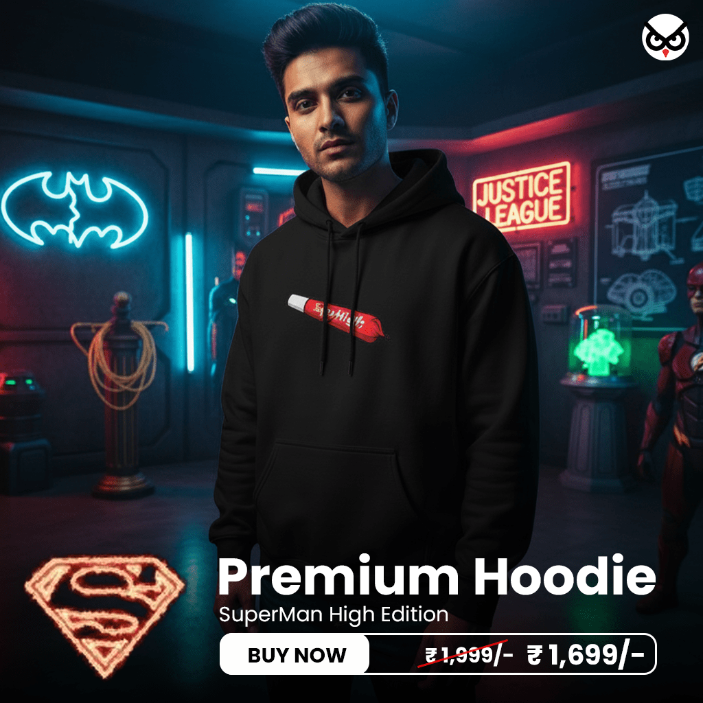 Superman With Bidhi Super High hoodie ooltaseedha.com