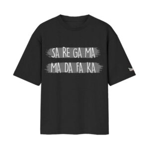 Sa Re Ga Ma | Raaga Gone Rogue Oversized Front Printed Tshirt