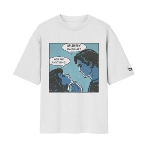 Mummy Kaisi Hai – Romantic Scene | Maheep Singh Comedy Collection | Oversized Front Print White Tshirt