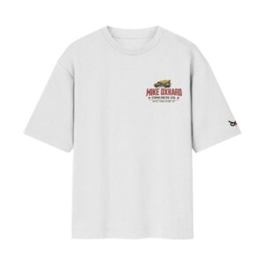 MIKE OXHARD (My C#cks Hard) Concrete Co. Employee Uniform Oversized Front Back Print White Tshirtooltaseedha.com