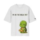 Ninja Turtle - I Am On A Ninja Diet Oversized Front Print Tshirt ooltaseedha.com