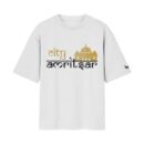 The Golden City State Of Mind - Amritsar City Oversized Front Print White T-Shirt ooltaseedha.com