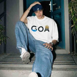 Sun, Surf & Heritage - GOA City Oversized Front Print White T-Shirt Sun, Surf & Heritage - GOA City Oversized Front Print White T-Shirt Sun, Surf & Heritage - GOA City Oversized Front Print White T-Shirtooltaseedha.com