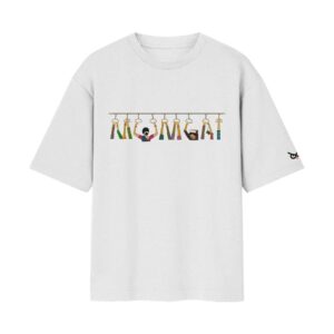 The Daily Commute, Spirit of MUMBAI CITY Oversized Front Print White T-Shirt