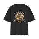 Code of the Streets - If You See The Police - Warn A Brother (Warner Brothers Parody) Oversized Front Print Black T-Shirt ooltaseedha.com