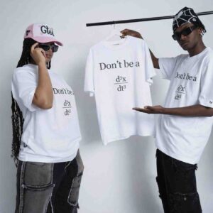 DON'T BE A JERK (Calculus for the 3rd derivative) | High IQ Humour Oversized Front Print White T-Shirt