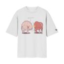 Emotional Damage | Brain Slapping Idiot Broken Heart Oversized Front Print Black T-Shirt ooltaseedha.com