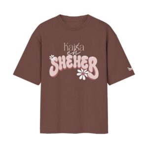 Kaisa Eh Sheher | Khap – Jaspreet Singh & Prabh Deep Song Drop | Oversized Front Back Print Brown T-Shirt