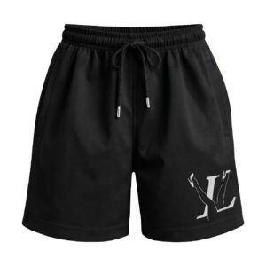 The Spread Luxury | LV – Louis Vuitton Naughty Parody Premium Relaxed Fit Front Print Black Shorts The Spread Luxury | LV – Louis Vuitton Naughty Parody Premium Relaxed Fit Front Print Black Shorts