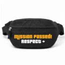 Mission Passed Respect+ GTA San Andreas Game Graphics Multi Style Printed Black Waist Bag / Fanny Pack ooltaseedha.com