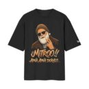 The Supreme Leader | Mitroo, Apna Apna Dekhlo | Oversized Black Front Print T-Shirt | OoltaSeedha ooltaseedha.com