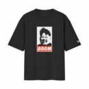 Kim's Boom Box - Supreme Parody Dictator Oversized Black Front Print T-Shirt | OoltaSeedhaooltaseedha.com