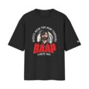 Ultimate Boss - Rishte Mei Toh Hum Tumhare Baap Lagte Hai Oversized Black Front Print T-Shirt | OoltaSeedhaooltaseedha.com