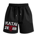 Katai Zeher Desi Slang - Absolute Poison Premium Relaxed Fit Front Print Black Shorts | OoltaSeedhaooltaseedha.com