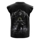 Panchmukhi Hanuman Ji, Awakened Power | Oversized Black Back Print T-Shirt | OoltaSeedha.com