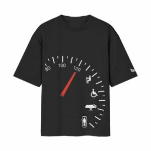 Final Destination Speedometer – Speed Kills Oversized Black Front Print T-Shirt | OoltaSeedha
