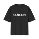 Smokey Sukoon - Edgy Cigarette Typography Oversized Black Front Print T-Shirt | OoltaSeedhaooltaseedha.com