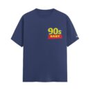 90s Baby Nostalgia Parody | Navy Blue Regular Fit Pocket Print T-Shirt | OoltaSeedha.com