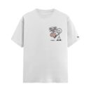 You Dropped This Sarcastic Brain | White Regular Fit Pocket Print T-Shirt | OoltaSeedha.com