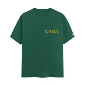 The Herbal “Chill” Typography | Green Regular Fit Pocket Print T-Shirt | Oolta Seedha The Herbal “Chill” Typography | Green Regular Fit Pocket Print T-Shirt | Oolta Seedha