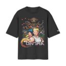 Retro Contra Game Nostalgia Special "8-Bit Rebellion" | Black Front Print T-Shirt | OoltaSeedha.com