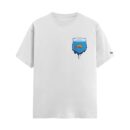 Leaky Pocket Aquarium Clownfish | White Regular Fit Pocket Print T-Shirt | OoltaSeedha.com