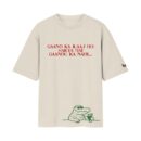 Gaand Ka Ilaaj Ho Sakta Hai, Gaandu Ka Nahi | Oversized Off-White Front Print T-Shirt | OoltaSeedha.com