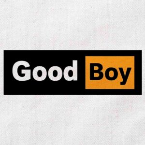 The HUB Parody Good Boy | White Regular Fit Pocket Print T-Shirt | OoltaSeedha.com