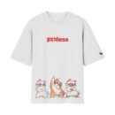 The Hridya-Less / Heartless / हृदयless Kittens Dancing | Oversized Front Print T-Shirt | OoltaSeedha.com