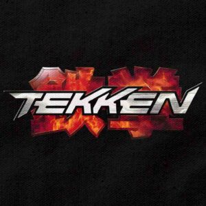 Tekken Logo Button Smasher's Glory Arcade | Black Regular Fit Pocket Print T-Shirt | OoltaSeedha.com