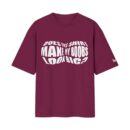 Does This Shirt Make My Boobs Look Big? | Regular Maroon Front Print T-Shirt | Oolta Seedha