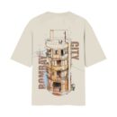 Bombay City Tiffin Box Houses | Back Print T-Shirt | OoltaSeedha