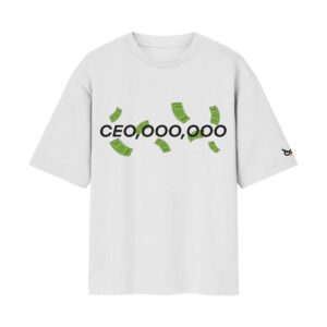 CEO Multi-Million Cash – Chief Executive Officer Money Rain Job/Career Options | White Front Print T-Shirt | Oolta Seedha CEO Multi-Million Cash – Chief Executive Officer Money Rain Job/Career Options | White Front Print T-Shirt | Oolta Seedha