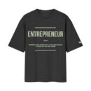 Entrepreneur – Startup Founder Cliff Jump & Build A Plane Job/Career Options | Black Front Print T-Shirt | Oolta Seedha