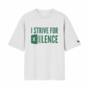Excel Analyst Strive For Excellence Job/Career Options | White Front Print T-Shirt | Oolta Seedha