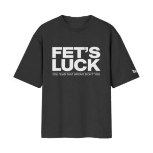 You Read That Wrong – Fet’s Luck, Lets FCK Wordplay | Black Front Print T-Shirt | Oolta Seedha You Read That Wrong – Fet’s Luck, Lets FCK Wordplay | Black Front Print T-Shirt | Oolta Seedha
