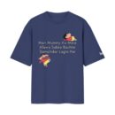 Desi Mom’s Taunt – Samajhdar Bachhe Shinchan | Regular Blue Front Print T-Shirt | OoltaSeedha