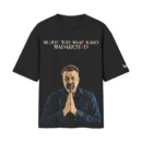 Mujhe Toh Maaf Karo Madarch#d – Zero Tolerance Sanjay Dutt Censored | Black Front Print T-Shirt | Oolta Seedha