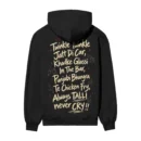 Twinkle Twinkle Jatt Di Car – Always Talli Never Cry – Punjabi Rhyme | Black Back Print Hoodie | Oolta Seedha