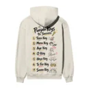 Punjabi Keys to Success – Tenu Key, Menu Key | 7 Keys Pun Satire | Off/White Back Print Hoodie | Oolta Seedha