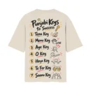 Punjabi Keys to Success – Tenu Key, Menu Key | 7 Keys Pun Satire | Off/White Back Print T-Shirt | Oolta Seedha